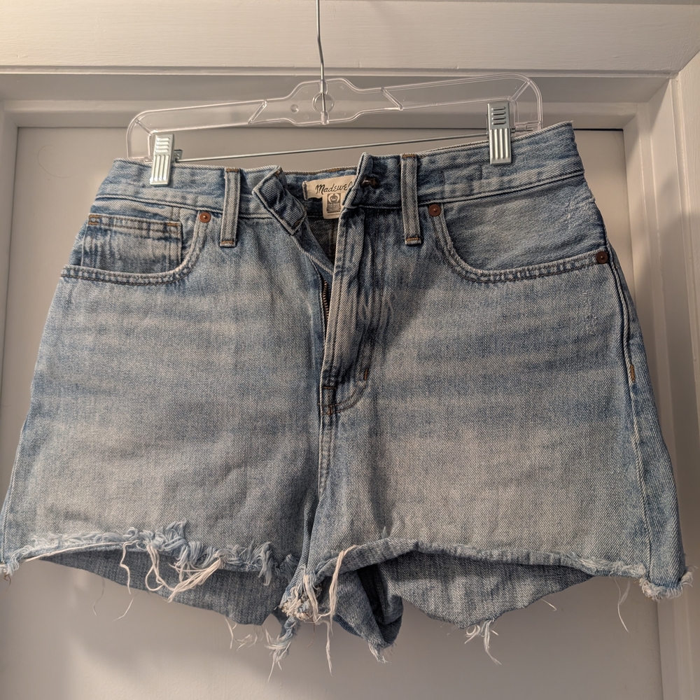 Madewell Light Blue Jean Shorts